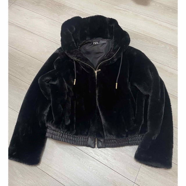 ZARA - ザラ フェイクファージャケット ZARA レディース の通販 ZARA - ザラ フェイクファージャケット ZARA レディース の通販