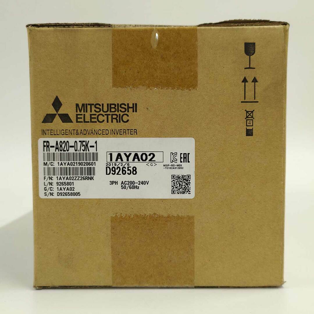 未使用品】三菱電機 FR-A820-0.75K-1 ミツビシ Mitsubishi