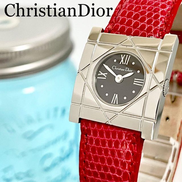腕時計293 ChristianDior ディオール時計　レディース腕時計　スクエア
