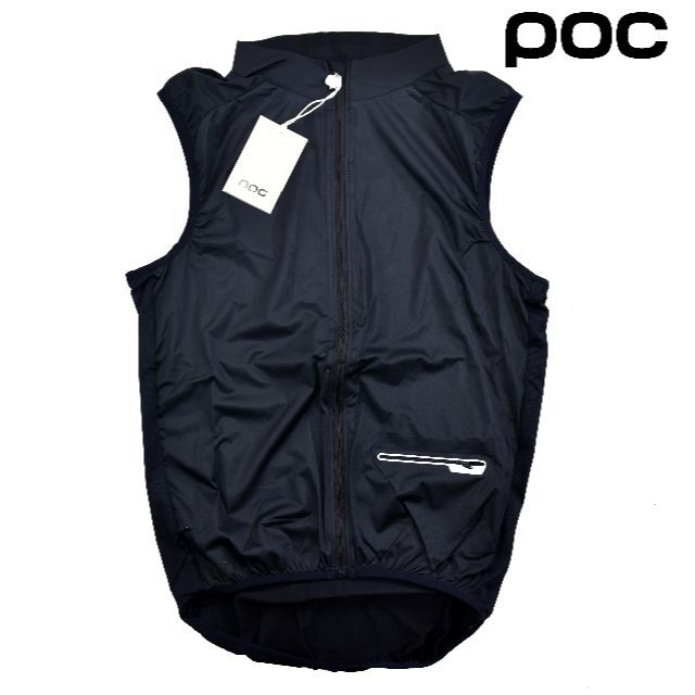 POC - POC★ポック Fondo ウインドベスト size:S ネイビーブラック