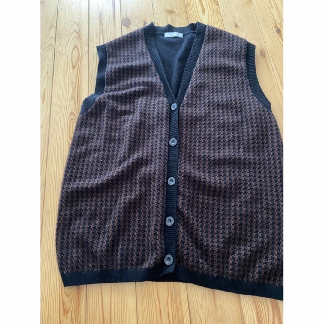 Ron Herman(ロンハーマン)のTEN × Ron Herman Hound's-tooth Knit Vest レディースのトップス(ベスト/ジレ)の商品写真