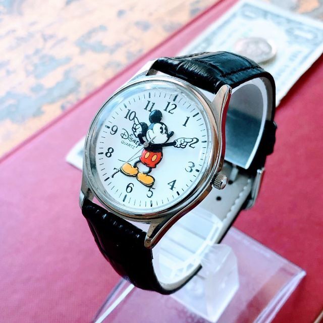経典 ミッキーマウス クォーツ 腕時計