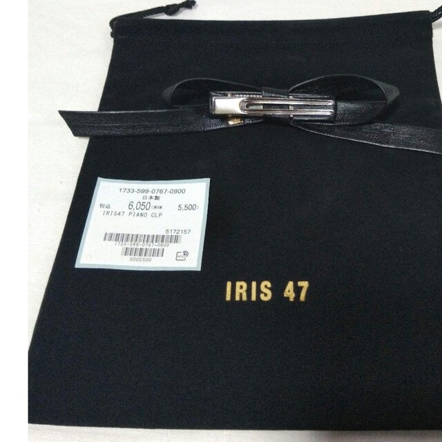 iiMK(アイアイエムケー)のIRIS47 リボン　クリップ　バレッタ レディースのヘアアクセサリー(ヘアピン)の商品写真