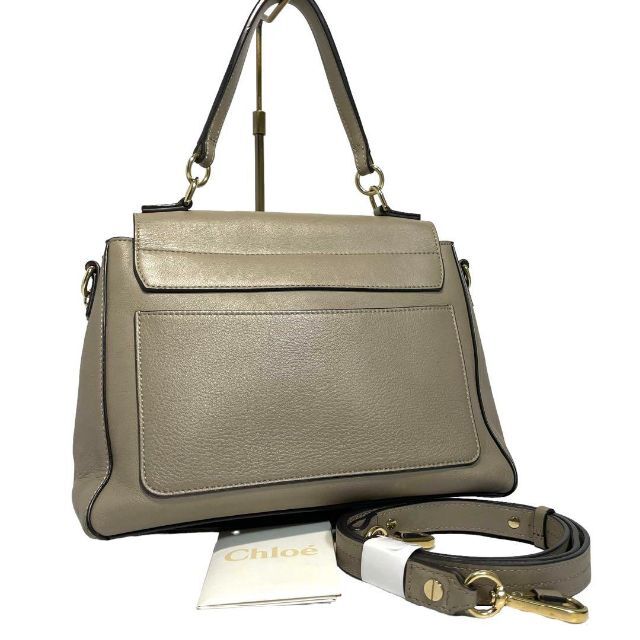 若者の大愛商品 Chloe - Chloe クロエ faye day フェイ デイ 2way グレージュクロエ ハンドバッグ