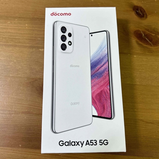 即日　新品SAMSUNG Galaxy A53 5G SC-53オーサムホワイト