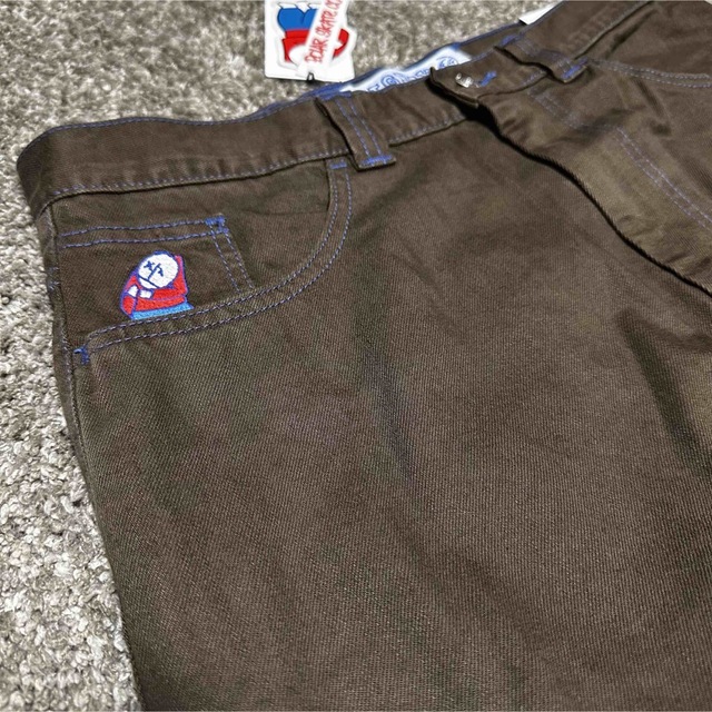 POLAR SKATE CO.(ポーラースケートカンパニー)のPOLAR SKATE CO. BIG BOY JEANS BROWN BLUE メンズのパンツ(デニム/ジーンズ)の商品写真