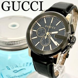 グッチ(Gucci)の347 GUCCI グッチ時計　Gクロノ　メンズ腕時計　クロノグラフ　箱付き(腕時計(アナログ))