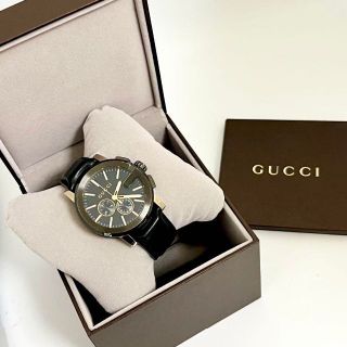 Gucci - 347 GUCCI グッチ時計 Gクロノ メンズ腕時計 クロノグラフ 箱