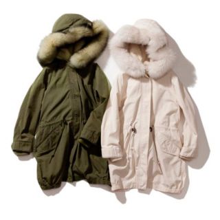 スナイデル(SNIDEL)の超レア2015AW♡スナイデル♡リアルファーモッズコート(モッズコート)