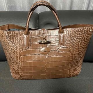 美品　Longchamp ロンシャン　ロゾ　ダークブラウン