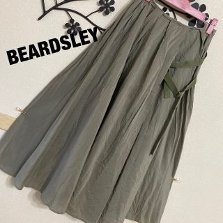 ビアズリー BEARDSLEY シルク混 ロングスカート