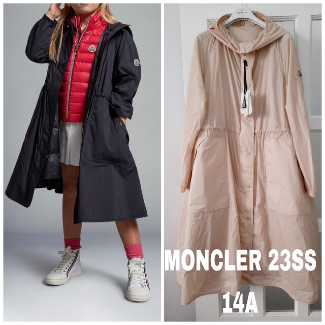 最終価格◇日本未発⭐23SS MONCLER 軽量ダウン入りロングコート 14A