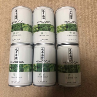 サンスター(SUNSTAR)のサンスター 健康道場  SUNSTAR KENKODOJO 青汁　6缶(青汁/ケール加工食品)