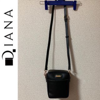 ダイアナ(DIANA)の新品☆DIANAショルダーバッグ黒ブラックポシェットダイアナかねまつ(ショルダーバッグ)