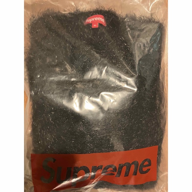 XL supreme Sparkle Cardigan black 23ss 2