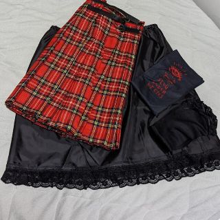 セクシー ダイナマイト ロンドン赤チェック スカート 他 4点セット