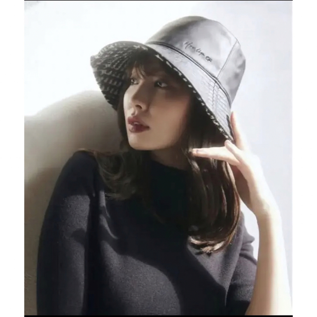 Her lip to(ハーリップトゥ)のVegan Leather Tweed Bucket Hat  herlipto レディースの帽子(ハット)の商品写真