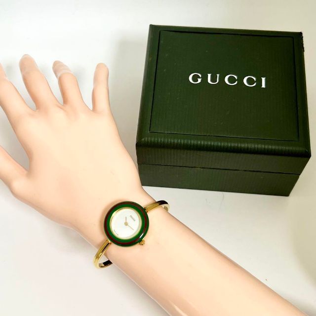 Gucci - 199 GUCCI グッチ時計 レディース腕時計 箱付き チェンジ