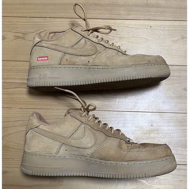 Supreme  Nike Air Force1 Low Wheat 27cm