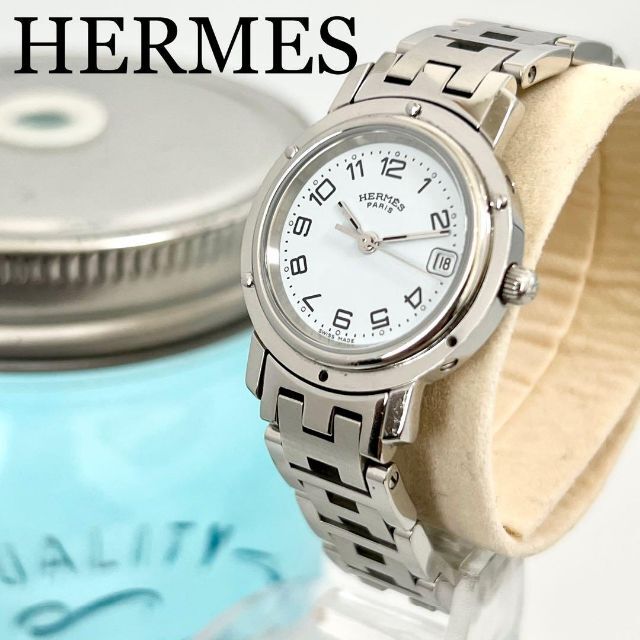 673 HERMES エルメス時計 レディース腕時計 クリッパー デイト 人気