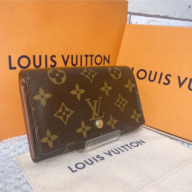 LOUIS VUITTON(ルイヴィトン)の【極美品】 ルイヴィトン ポルトモネ ビエ トレゾール モノグラム 折り財布 メンズのファッション小物(折り財布)の商品写真