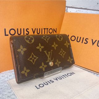 ルイヴィトン(LOUIS VUITTON)の【極美品】 ルイヴィトン ポルトモネ ビエ トレゾール モノグラム 折り財布(折り財布)