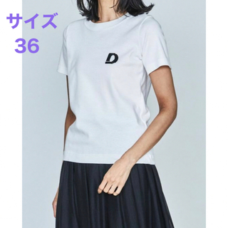ダブルスタンダードクロージング(DOUBLE STANDARD CLOTHING)のダブスタ❣️ DSC/ ビジューDロゴTシャツ(Tシャツ(半袖/袖なし))