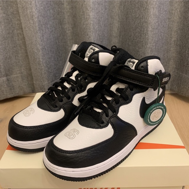 りいたしま NIKE NIKE PS Air Force 1 Mid 22cmキッズの - Stussy × ンドライト - www