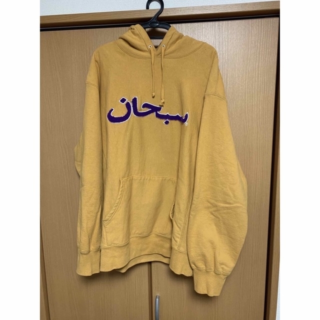 supreme Arabic logo hoodie アラビックL