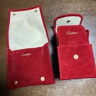カルティエ(Cartier)のカルティエトラベル時計ジュエリーケース携帯ケース袋(その他)