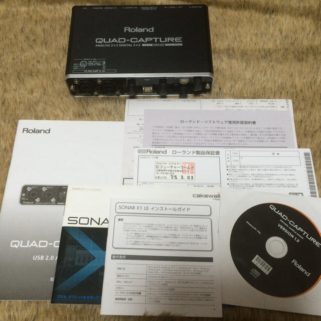 Roland(ローランド)の【中古】UA-55 Roland　オーディオインターフェース 楽器のDTM/DAW(オーディオインターフェイス)の商品写真