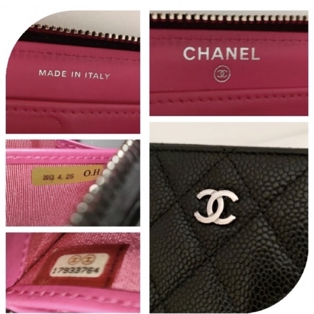 CHANEL(シャネル)のCHANEL マトラッセ キャビアスキン ラウンドジッパーウォレット レディースのファッション小物(財布)の商品写真