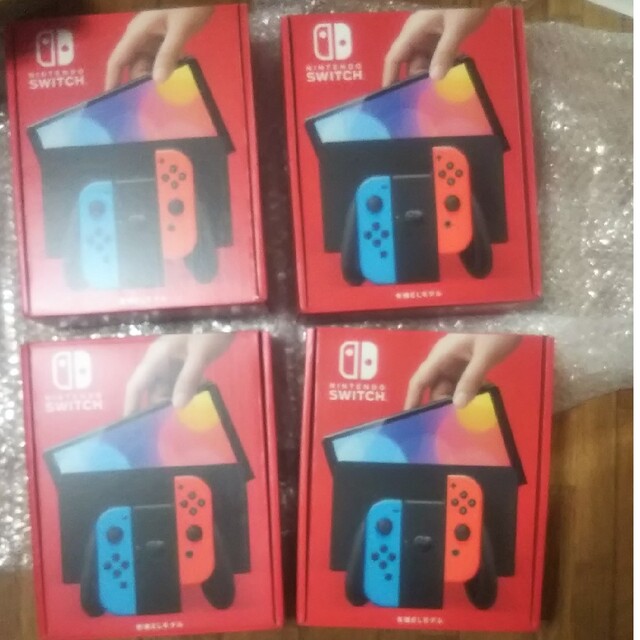 新品、未使用 任天堂Switch有機ELネオンカラー×4