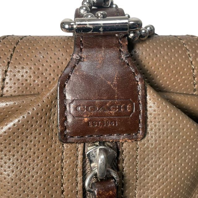 美品✨ COACH コーチu3000トンプソンu3000ボディーバッグu3000BRW