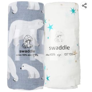 スワドルミー(Swaddle Me)の【hana様専用】スワドルガーゼおくるみ120x120cm(タオルケット)