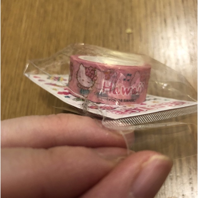 ハローキティ(ハローキティ)のHawaii ハローキティ　マスキングテープ インテリア/住まい/日用品の文房具(テープ/マスキングテープ)の商品写真