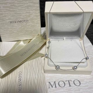 ミキモト(MIKIMOTO)のMIKIMOTO パールネックレス　k18WG(ネックレス)