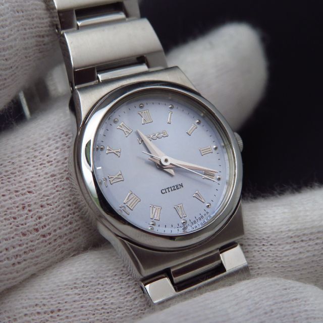 CITIZEN(シチズン)のCITIZEN wicca 腕時計 ブルー文字盤 ローマン  レディースのファッション小物(腕時計)の商品写真