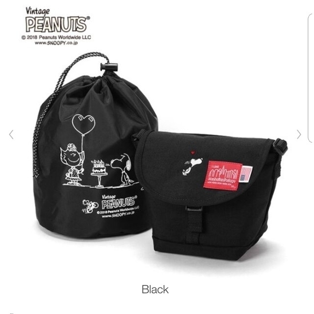 Manhattan Portage(マンハッタンポーテージ)の♥️オンライン限定♥️マンハッタンポーテージ　スヌーピー　peanuts レディースのバッグ(ショルダーバッグ)の商品写真