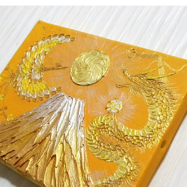風水最強黄金絵画*黄金昇龍と鳳凰 引き寄せ日の出金富士∞ 金運 風水最強黄金絵画*黄金昇龍と鳳凰 引き寄せ日の出金富士∞ 金運