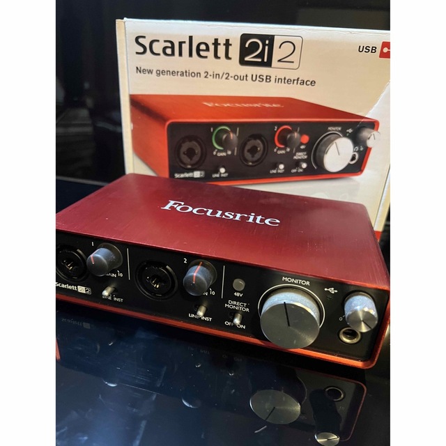 【美品】Focusrite Scarlett 2i2 2nd gen 1