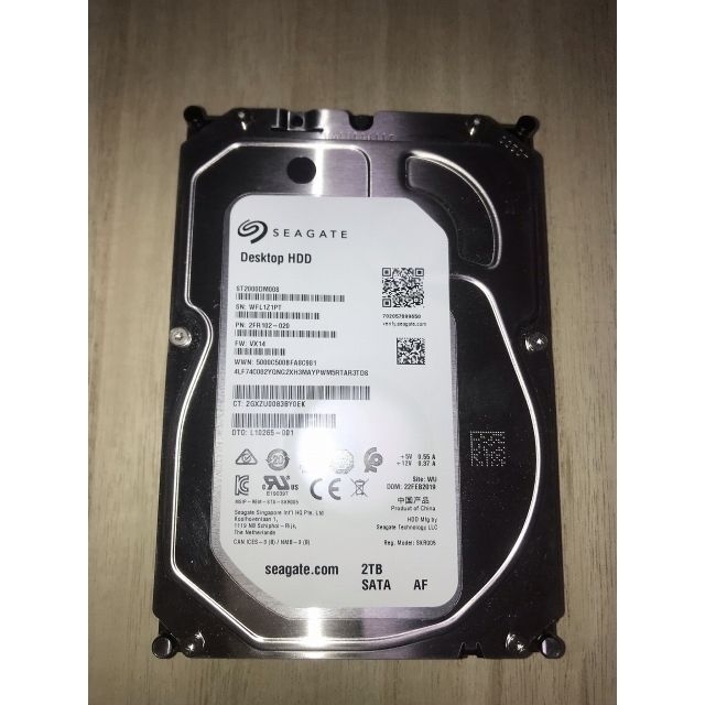 使用4945h◆2TB/SATA/7200rpm◆ST2000DM008