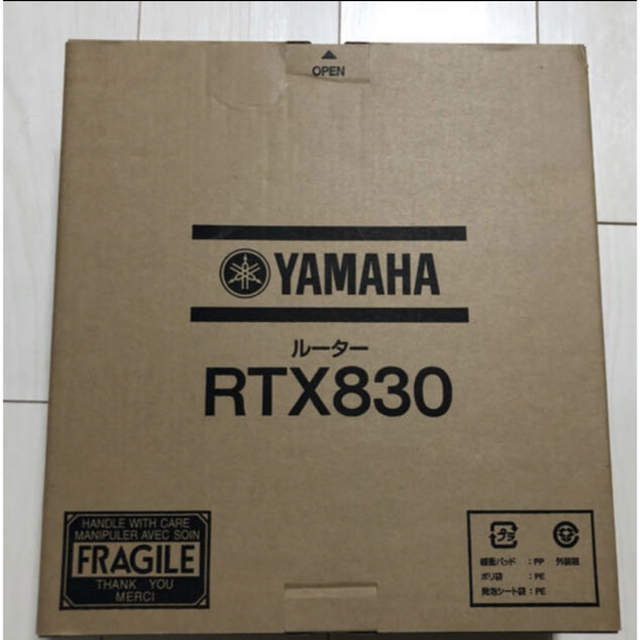ヤマハ - ヤマハ YAMAHA RTX830 ギガアクセスVPNルーター 新品未使用