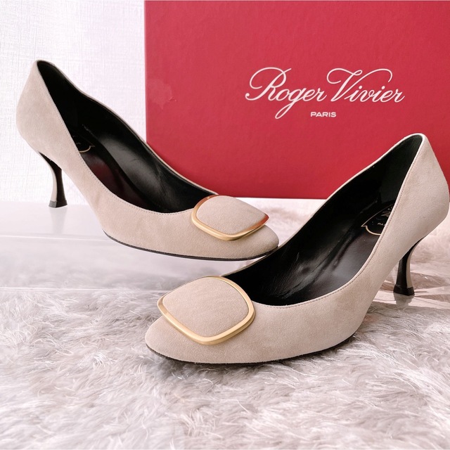 ROGER VIVIER(ロジェヴィヴィエ)のroger vivier ロジェヴィヴィエ　パンプス　ハイヒール　サンダル　美品 レディースの靴/シューズ(ハイヒール/パンプス)の商品写真