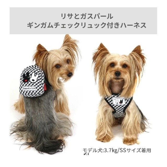 新品 【PET PARADISE】リサとガスパール リュック ハーネス