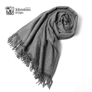 Johnstons - 正規代理店タグ付き ジョンストンズ ストール 新品 グレー