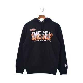 ディーゼル(DIESEL)のDIESEL ディーゼル パーカー S 黒 【古着】【中古】(パーカー)