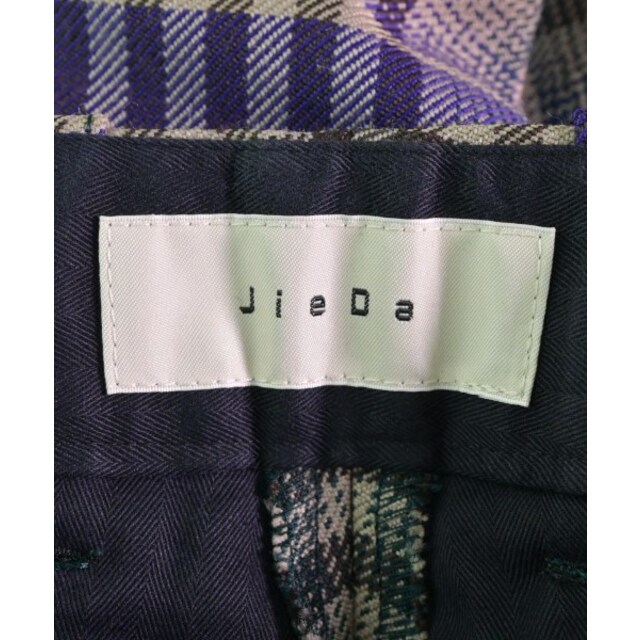 Jieda(ジエダ)のJIEDA ジエダ スラックス 1(S位) ベージュx青等(チェック) 【古着】【中古】 メンズのパンツ(スラックス)の商品写真