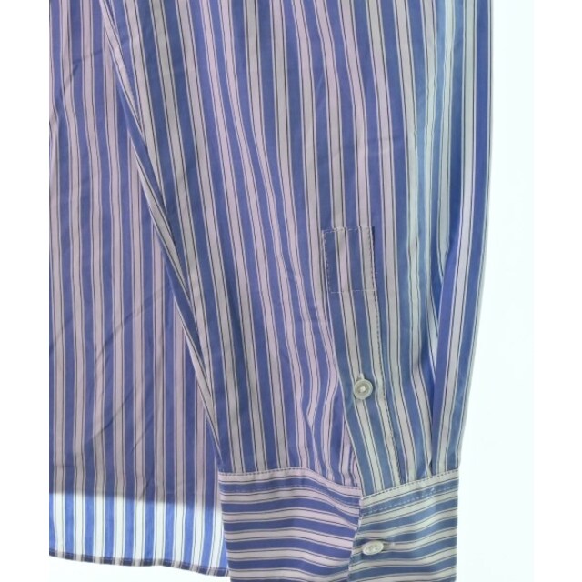 MARNI マルニ カジュアルシャツ 50(XL位) 水色x白(ストライプ)