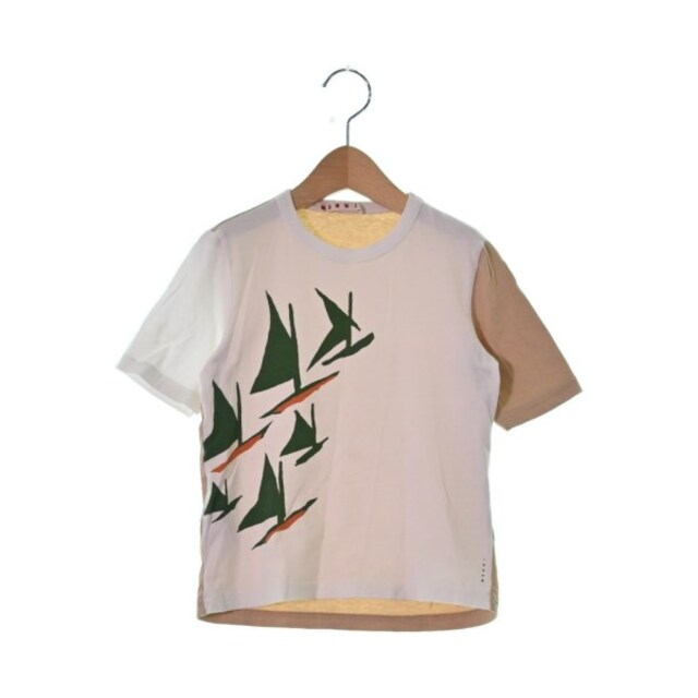 MARNI マルニ Tシャツ・カットソー 110 白xベージュ等